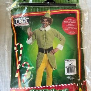 Buddy the Elf holiday costume XL